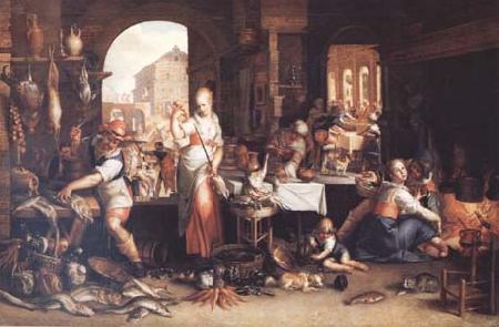 Frans Snyders Joachim Antonisz Uytewael Kitchen Scene (mk14) oil painting picture